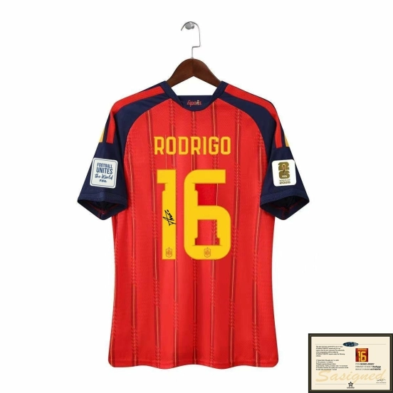Rodri Signed Spain 2026