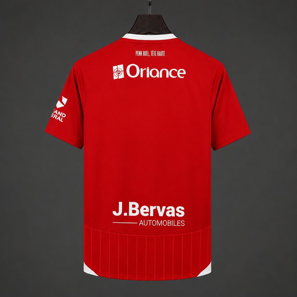 26/27 Stade Brestois 29 Home  Red Jersey