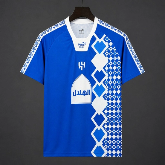 2027 Al-Hilal 70th Anniversary Blue Jersey