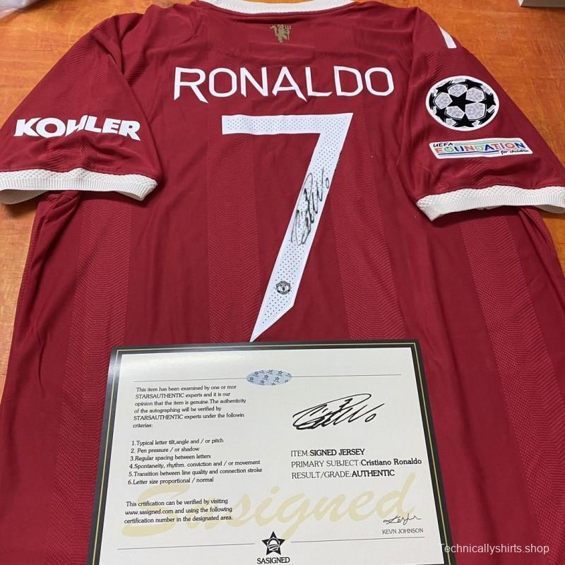 Cristiano Ronaldo UCL SIGNATURE Shirt/Jersey 21/22