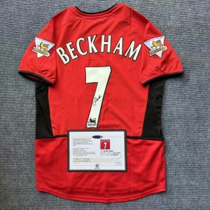 David Beckham Signature Shirt + COA