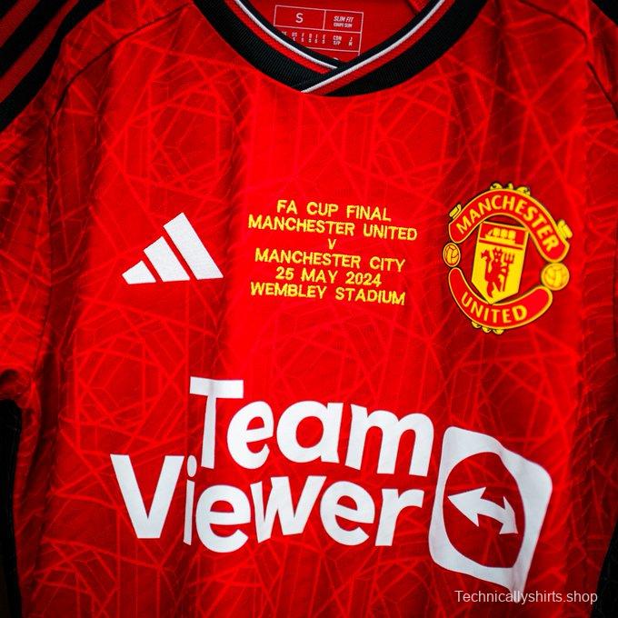 Manchester United FA CUP Final 23/24 Home + Full Match Patch