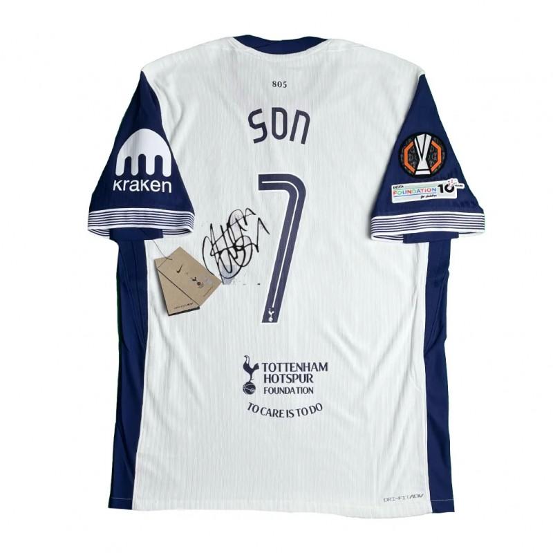 SON TOTTENHAM EUROPA LEAGUE FINAL SIGNATURE SHIRT 24/25